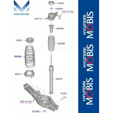 mobis zadniy ammortizator dly optima k5 2019-23